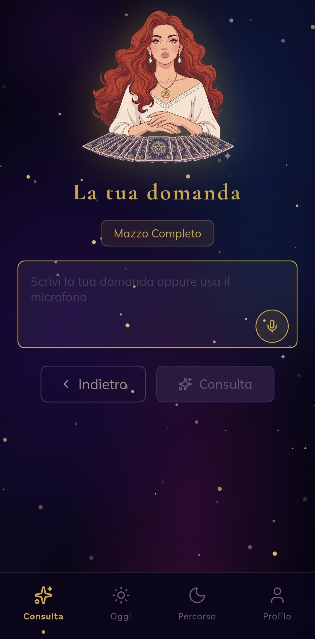 Ricevi una lettura su Rosemary Tarot